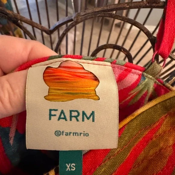 Farm Rio Leopard Jumpsuit Belted Floral Tropical Size XS - Picture 8 of 9